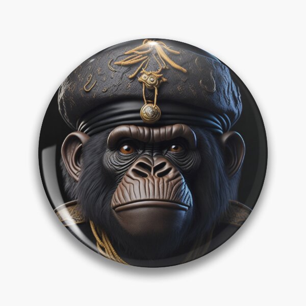 Item preview,  Cute and Charming Fantasy Gorilla Ape Pirate Character designed and sold by PC-artist.