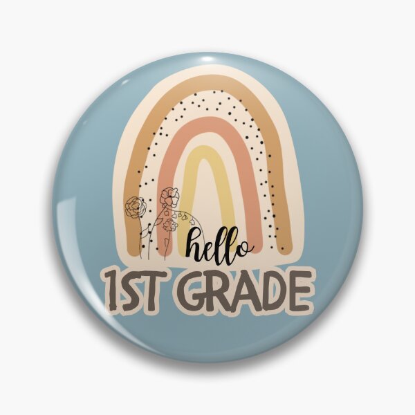 Item preview, Back to School with Boho Rainbow Flowers Stickers for 1st Graders and Teachers designed and sold by calalassy.