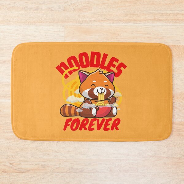 Item preview, Cute Red Panda eating noodles and loves noodles forever designed and sold by The magic  Yellow bus.