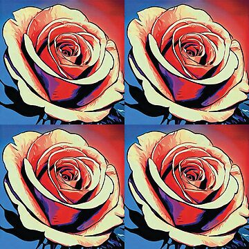Artwork thumbnail, Experience the Vibrant Beauty of Pop Art Roses by cokemann