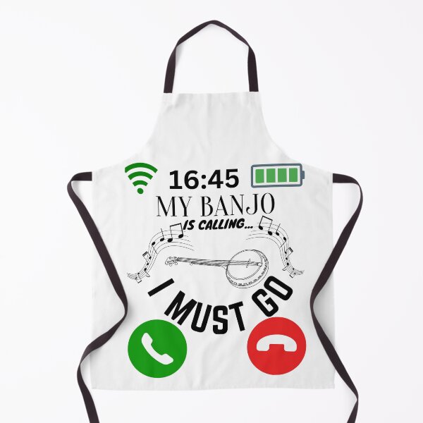 Item preview, My Banjo Is Calling And I Must Go" Funny Phone Screen designed and sold by AlexArtCollega.