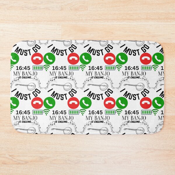 Item preview, My Banjo Is Calling And I Must Go" Funny Phone Screen  designed and sold by AlexArtCollega.