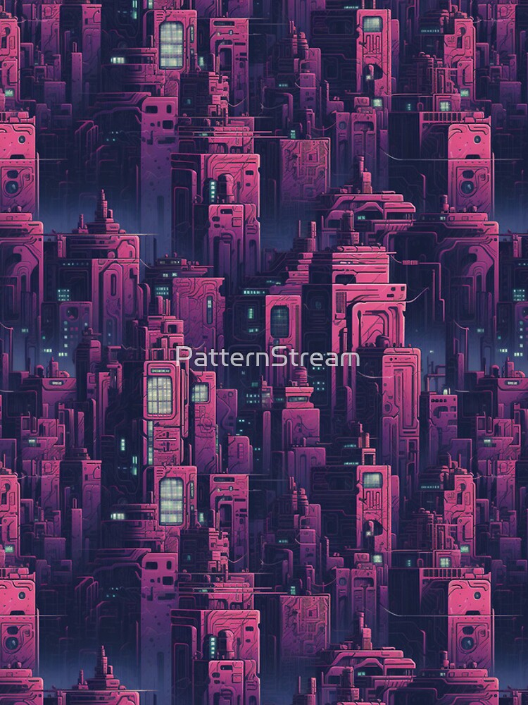 Aperçu 4 sur 4. Coque iPhone avec l'œuvre Sky High City - An Awe-Inspiring Urban Landscape from Pattern Stream créée et vendue par PatternStream.