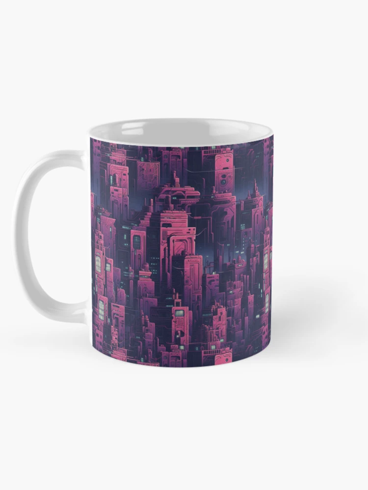 Thumbnail 5 von 6, Kaffeebecher, Sky High City - An Awe-Inspiring Urban Landscape from Pattern Stream designt und verkauft von PatternStream.