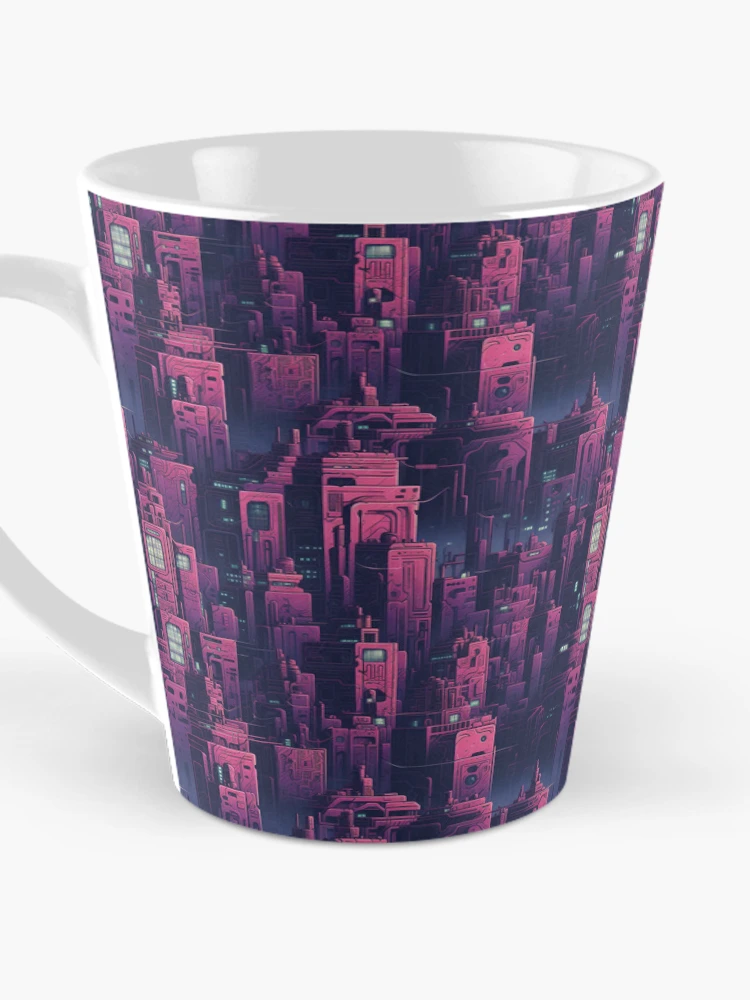 Thumbnail 3 von 4, Kaffeebecher, Sky High City - An Awe-Inspiring Urban Landscape from Pattern Stream designt und verkauft von PatternStream.