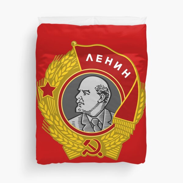 Lenin order Soviet Union USSR Duvet Cover