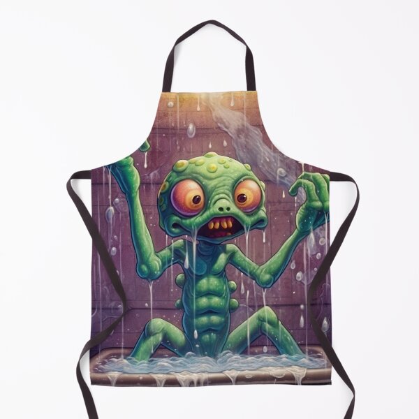 Item preview, Alien taking a bath designed and sold by Rebelka.