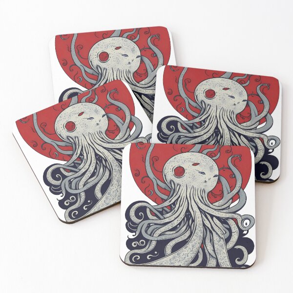 Item preview, Japanese octopus T-shirt designed and sold by madalhazared.