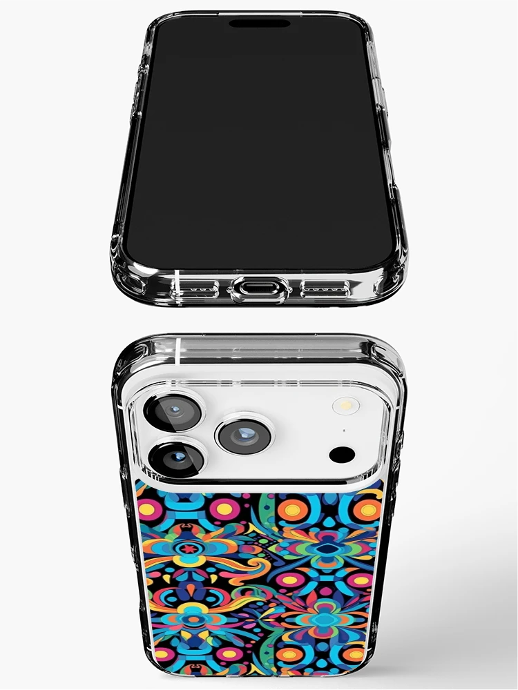 Aperçu 3 sur 5. Coque iPhone avec l'œuvre Geometric Abstraction - Shapes on Shapes Art Print by Pattern Stream créée et vendue par PatternStream.