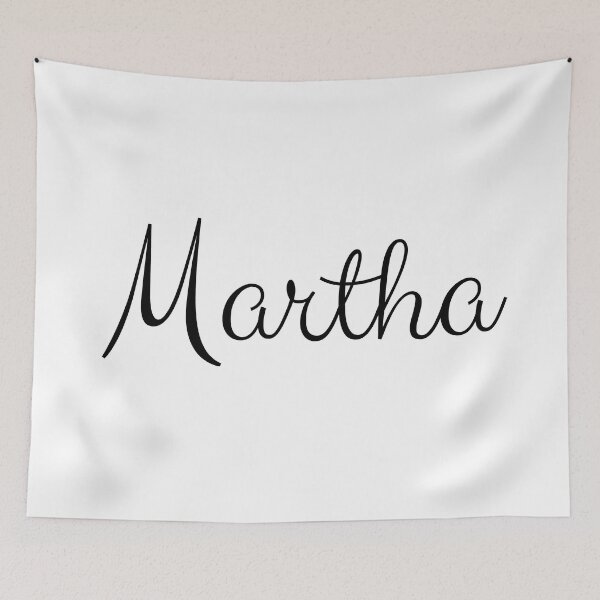 Item preview, Martha name written in nice simple font designed and sold by HaberkaDesign.