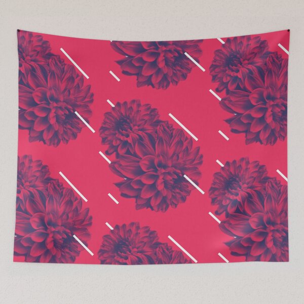 Item preview, Pink and Blue Remixed in Red designed and sold by Lil-odds-n-ends.