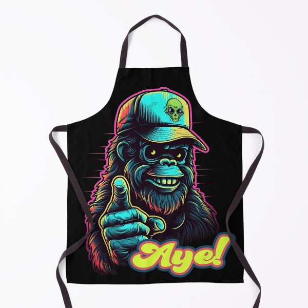 Item preview, Aye! It's Bigfoot!, Vintage Retro Aesthetic , 70's Style Trucker Hat, I Want to Believe designed and sold by TheeDigitalDen.