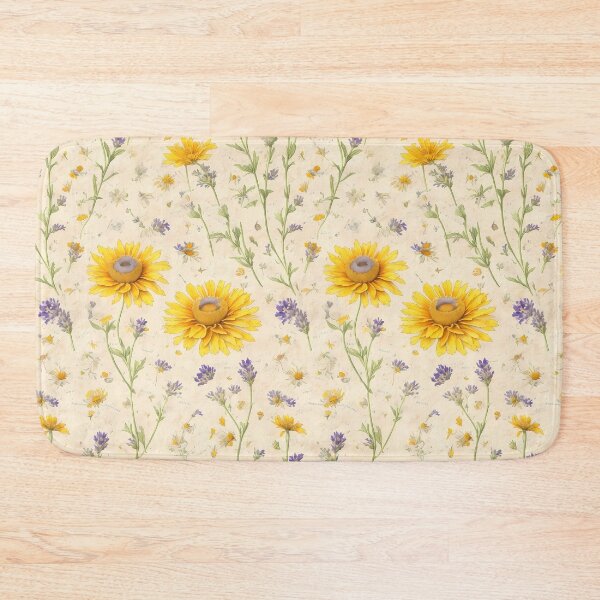 Item preview, lavander & calendula & chamomile flowers pattern designed and sold by basitcv.