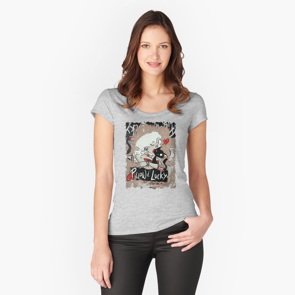 Item preview, Fitted Scoop T-Shirt designed and sold by gWebberArts.