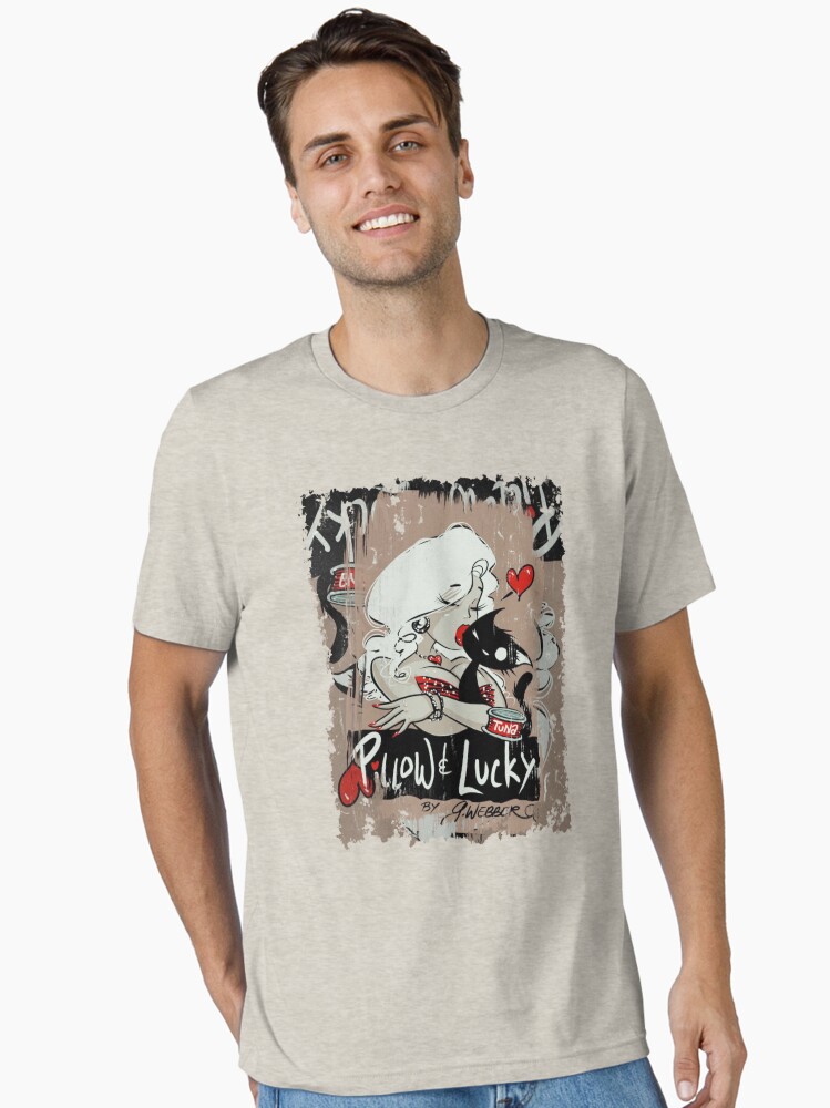 Thumbnail 1 of 7, Essential T-Shirt, Pillow & Lucky Graffiti Tee V2 designed and sold by gWebberArts.