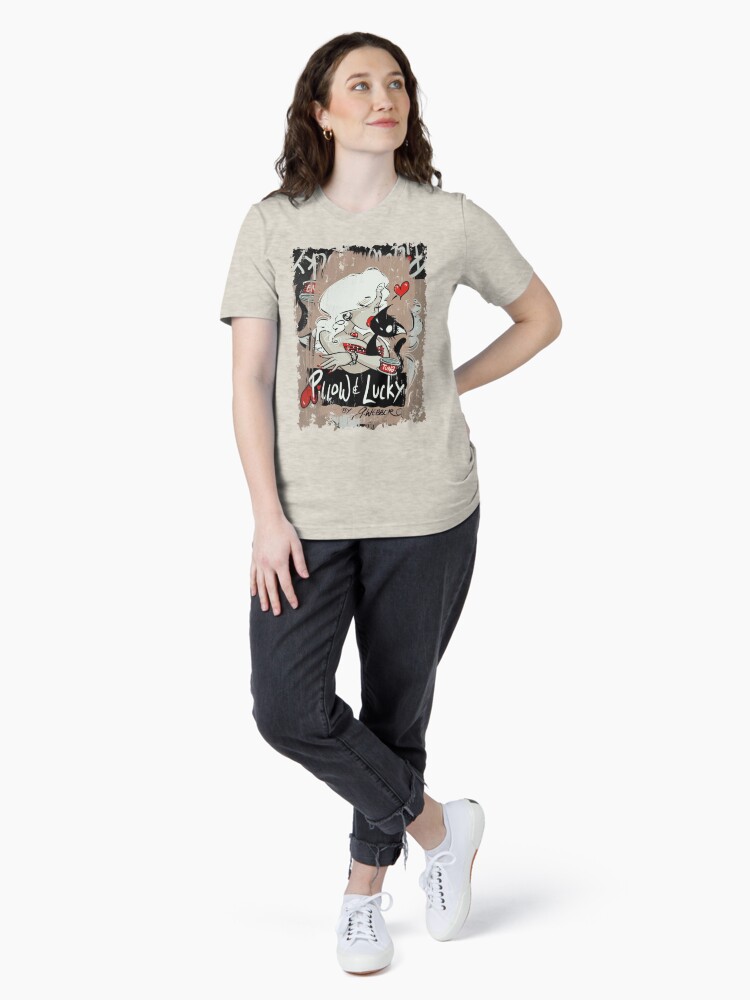 Thumbnail 4 of 7, Essential T-Shirt, Pillow & Lucky Graffiti Tee V2 designed and sold by gWebberArts.