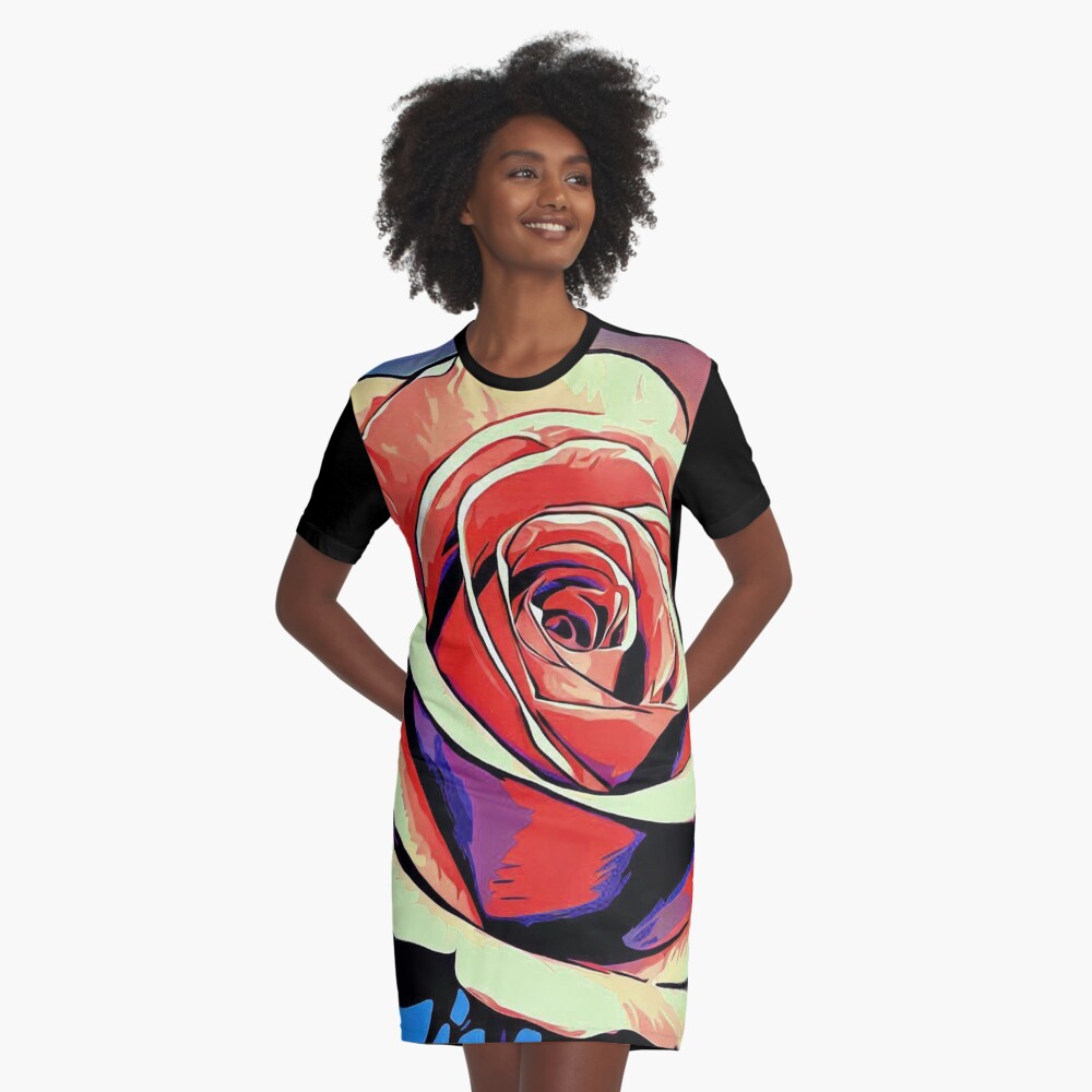 Item preview, Graphic T-Shirt Dress designed and sold by cokemann.