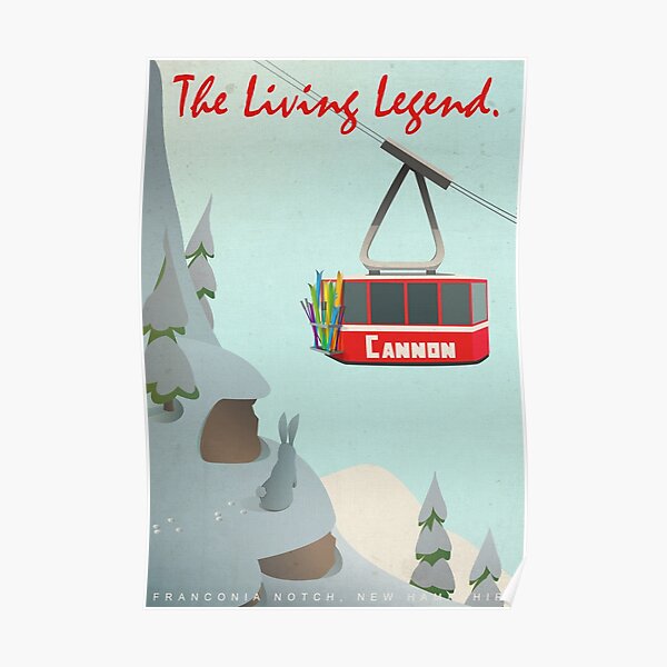 Ski Mountain, Cannon Poster