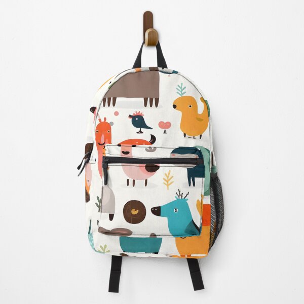 Item preview, Animals pattern 7 - white background designed and sold by Cr-AI-tive.