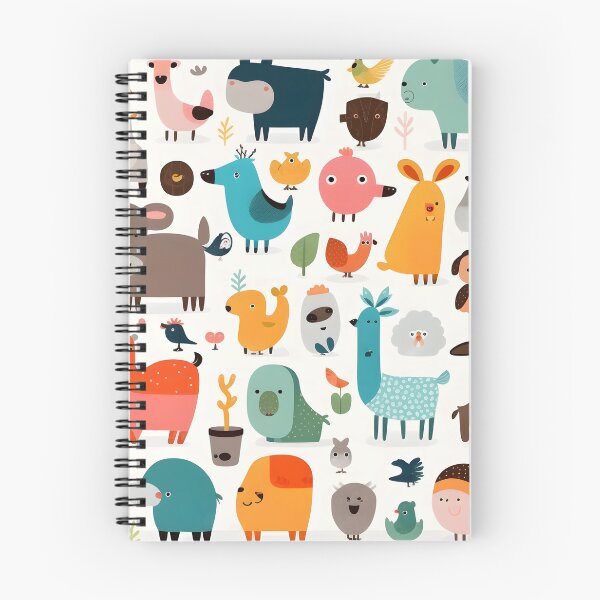 Item preview, Animals pattern 7 - white background designed and sold by Cr-AI-tive.