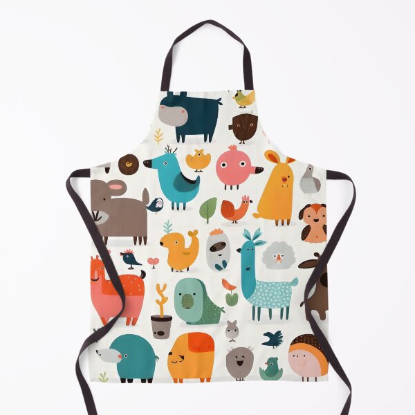 Item preview, Animals pattern 7 - white background designed and sold by Cr-AI-tive.