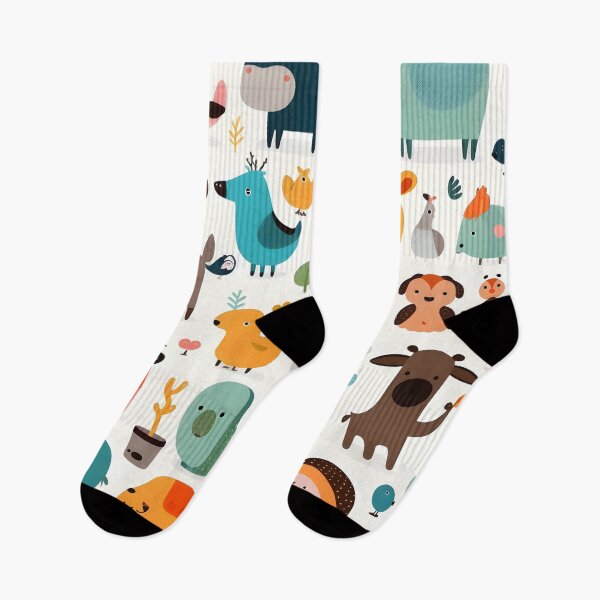 Item preview, Animals pattern 7 - white background designed and sold by Cr-AI-tive.