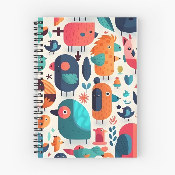 Item preview, Animals pattern 6 - white background designed and sold by Cr-AI-tive.