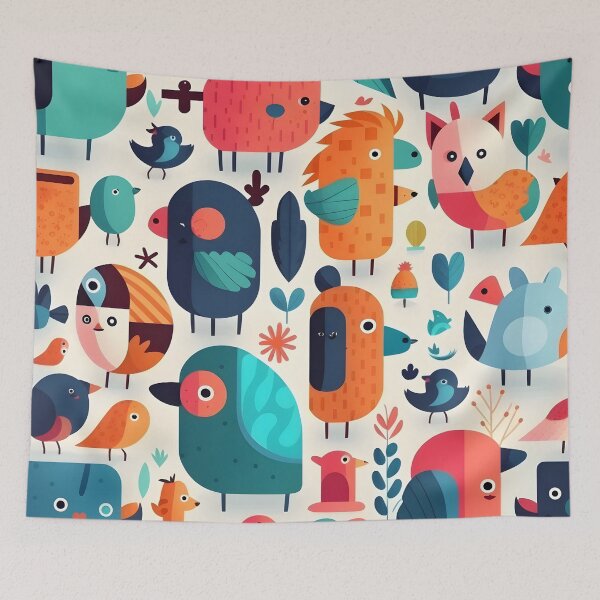 Item preview, Animals pattern 6 - white background designed and sold by Cr-AI-tive.