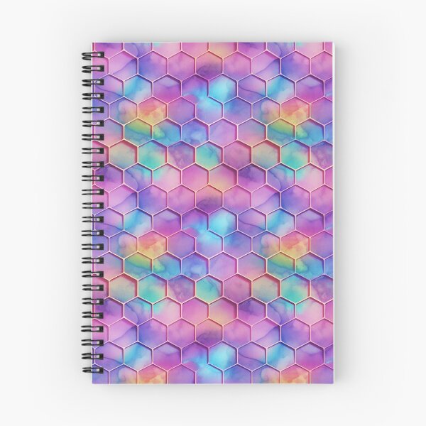 Item preview, Abstract Watercolor Geometric Honeycomb Pattern designed and sold by TheThreePixels.