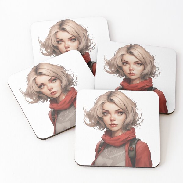 Item preview, Manga Beauty: Stunning Blonde Woman with Irresistible Charisma ! designed and sold by Neuronexia.