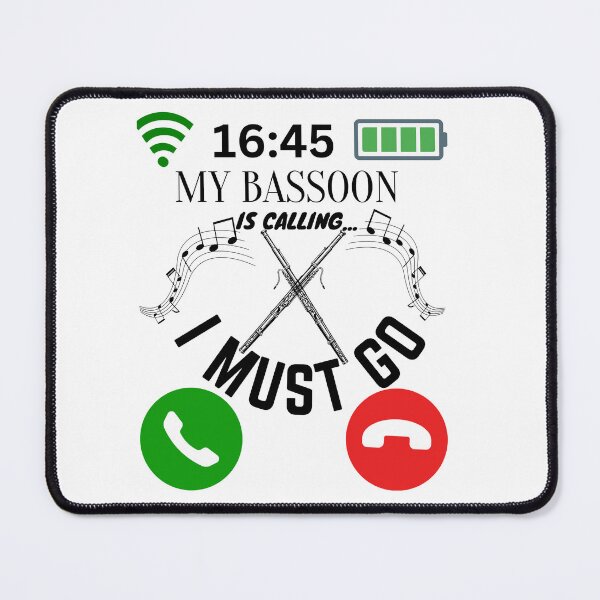 Item preview, My Bassoon Is Calling And I Must Go  designed and sold by AlexArtCollega.