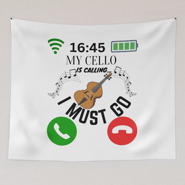 Item preview, My Cello Is Calling And I Must Go designed and sold by AlexArtCollega.