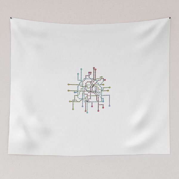 Item preview, Map of the Paris metro 2 designed and sold by marcosprimar.
