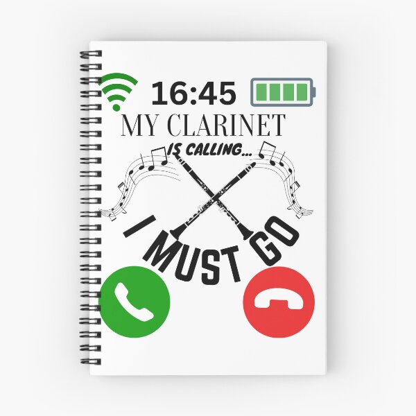 Item preview, My Clarinet Is Calling And I Must Go designed and sold by AlexArtCollega.