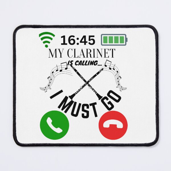 Item preview, My Clarinet Is Calling And I Must Go designed and sold by AlexArtCollega.