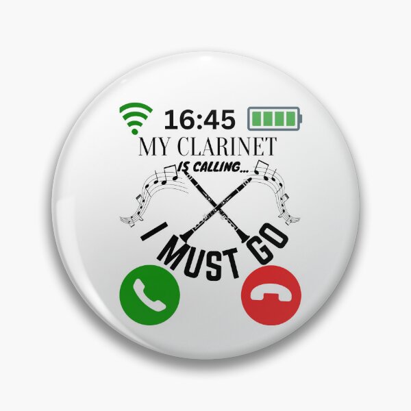 Item preview, My Clarinet Is Calling And I Must Go designed and sold by AlexArtCollega.