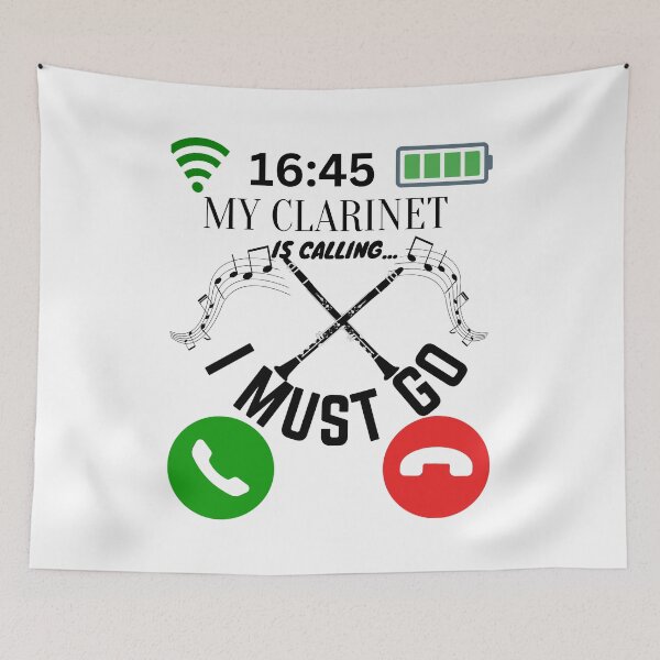 Item preview, My Clarinet Is Calling And I Must Go designed and sold by AlexArtCollega.