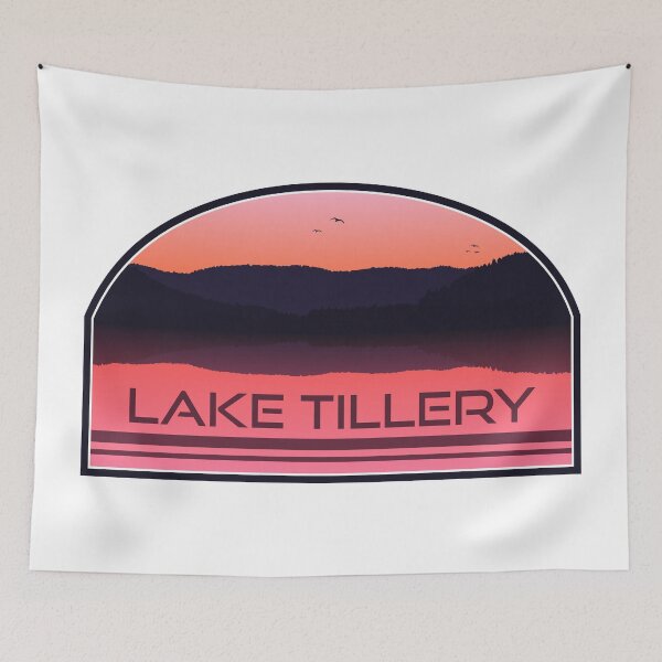 Item preview, Lake Tillery North Carolina Red Sunrise designed and sold by Esskay Designs.