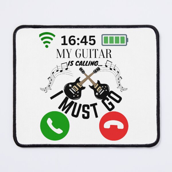 Item preview, My Guitar Is Calling And I Must Go designed and sold by AlexArtCollega.