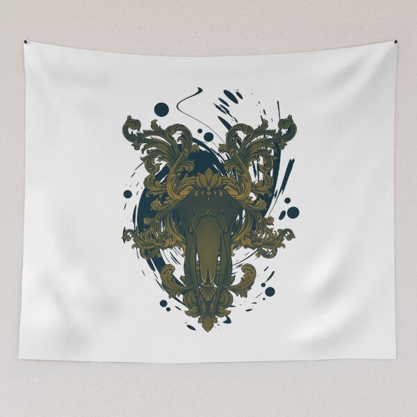 Item preview, Аcanthus Goat Skull designed and sold by PVSKI.