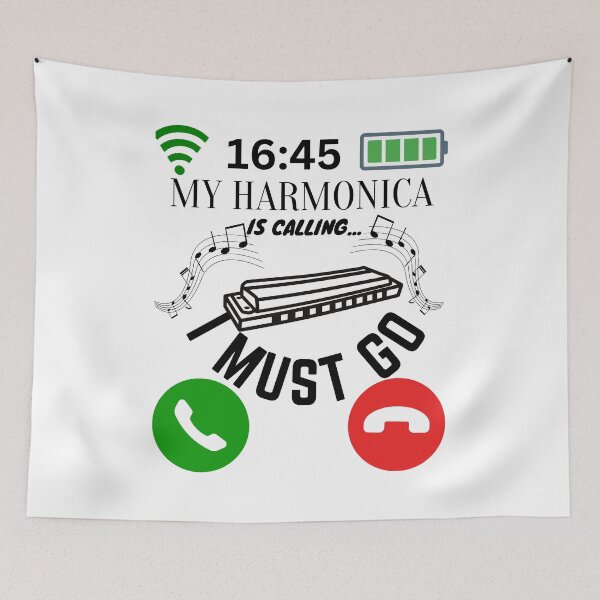 Item preview, My Harmonica Is Calling And I Must Go designed and sold by AlexArtCollega.