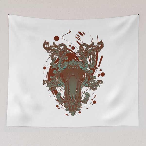 Item preview, Аcanthus Goat Skull designed and sold by PVSKI.