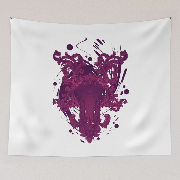 Item preview, Аcanthus Goat Skull designed and sold by PVSKI.