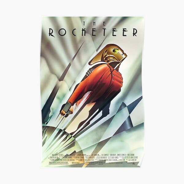 The Rocketeer Poster For Sale By Creativespero Redbubble