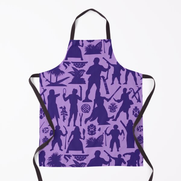 Item preview, dark human silhouettes on purple background - Different pattern size? Email me -  designed and sold by Picture-Art.