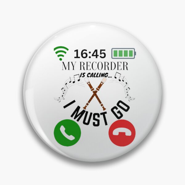 Item preview, My Recorder Flute Is Calling And I Must Go designed and sold by AlexArtCollega.