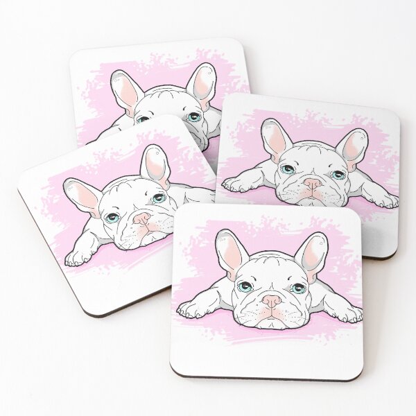 Item preview, Pink French Bulldog Line designed and sold by hemp3x.