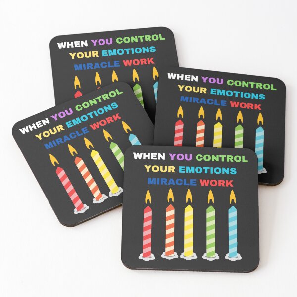 Item preview, WHEN YOU CONTROL YOUR EMOTIONS MIRACLE WORK designed and sold by ArtSpace04.