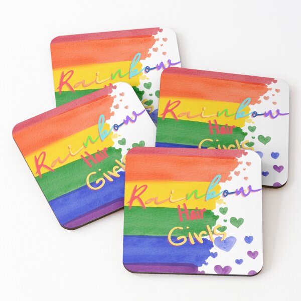 Item preview, Rainbow hair girls designed and sold by mooonstyle.