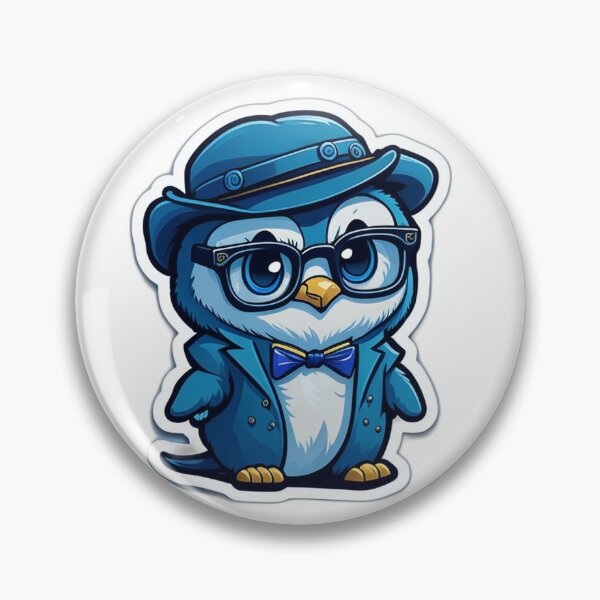 Item preview, Blue smart baby penguin designed and sold by atatenterprise.